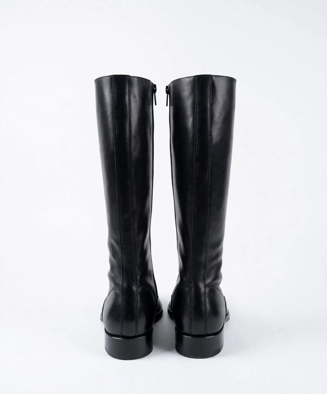 La Classique — men's black knee-high leather boot, photo 4/8