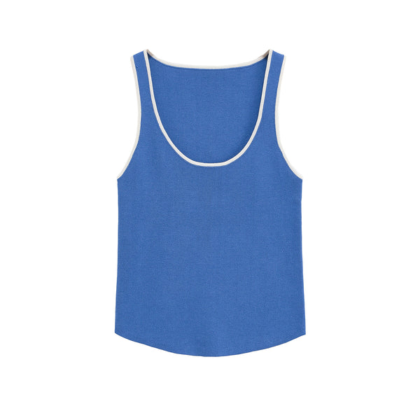 Fashionable slim fit striped design round neck T-shirt for women