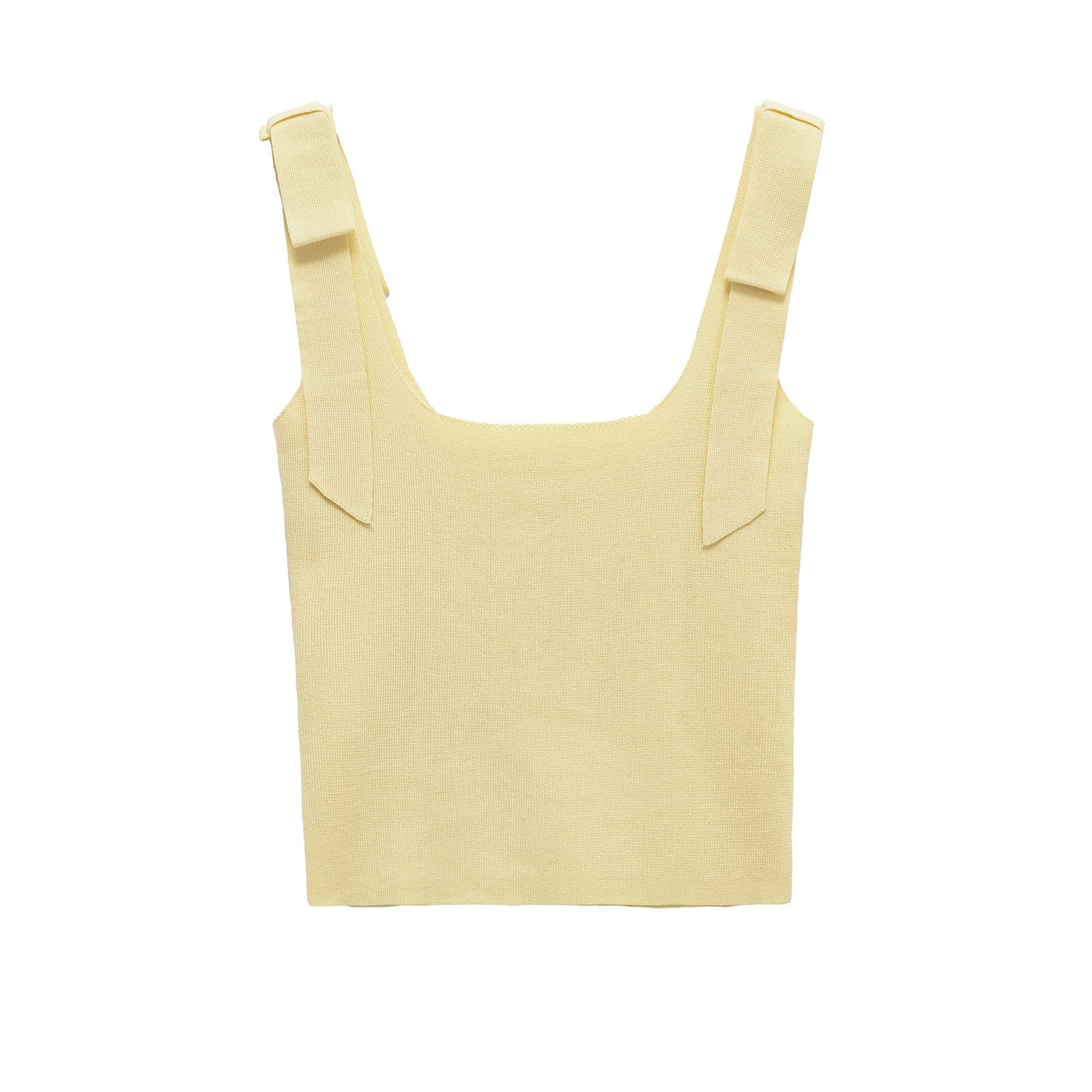 Bow tie tie backless camisole top for women