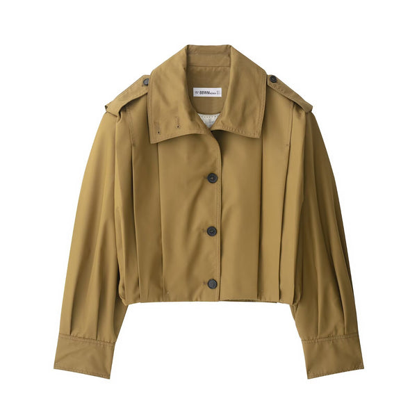 Women's collar long sleeved jacket baseball jacket