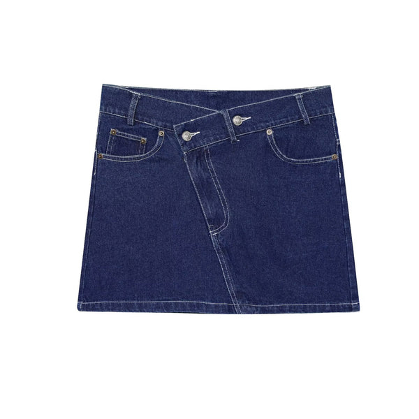Fashionable and versatile casual denim short skirt pants for women