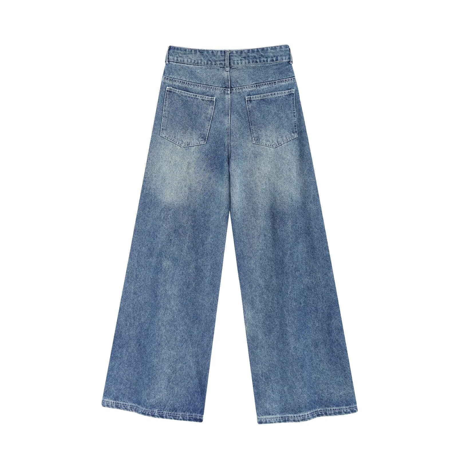 Old long wide leg jeans for women