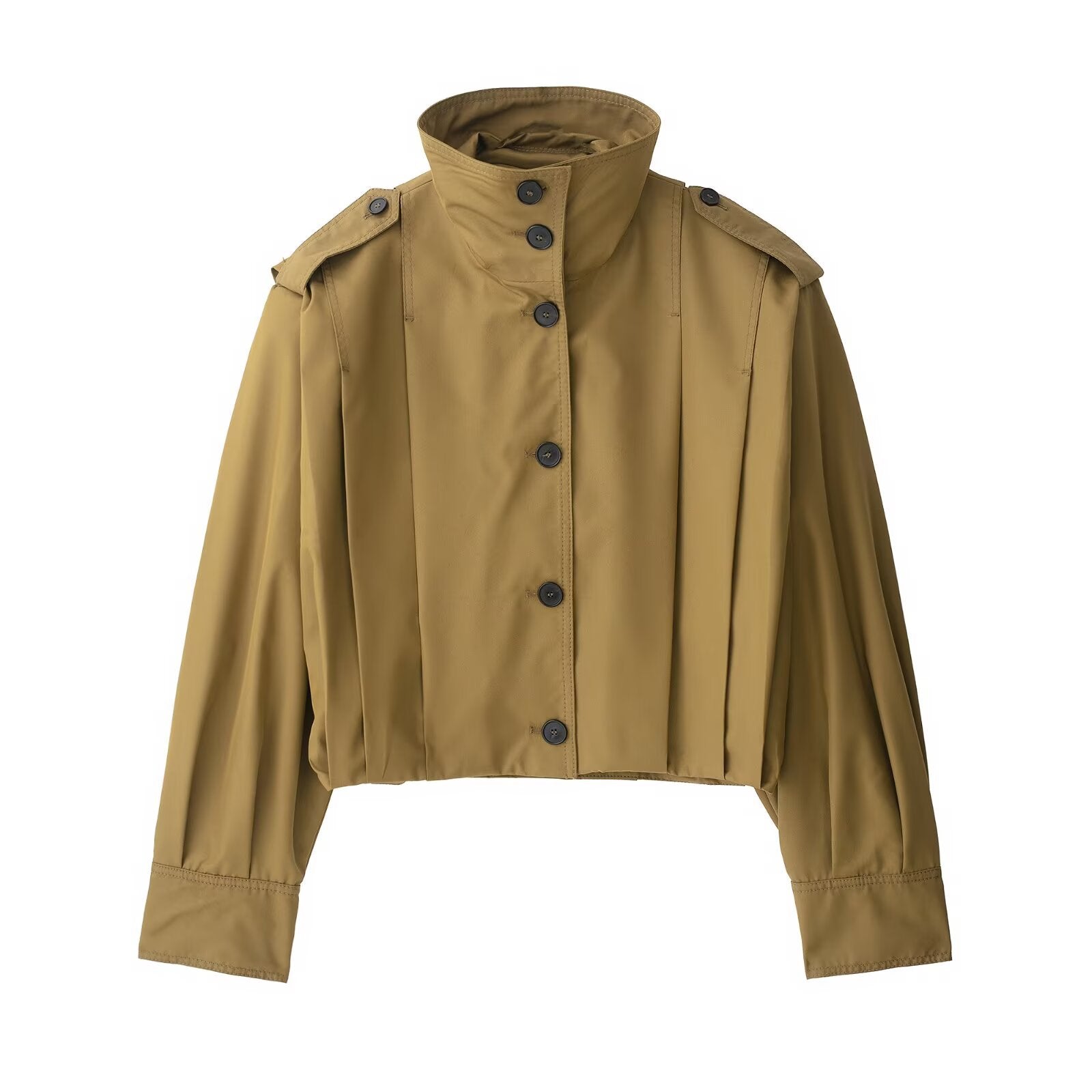 Women's collar long sleeved jacket baseball jacket