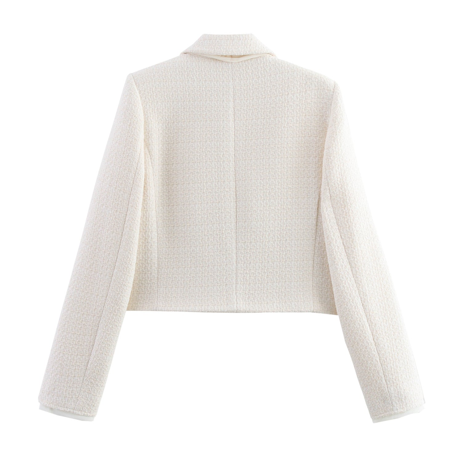 Women's collar long sleeved butterfly tie tied suit jacket