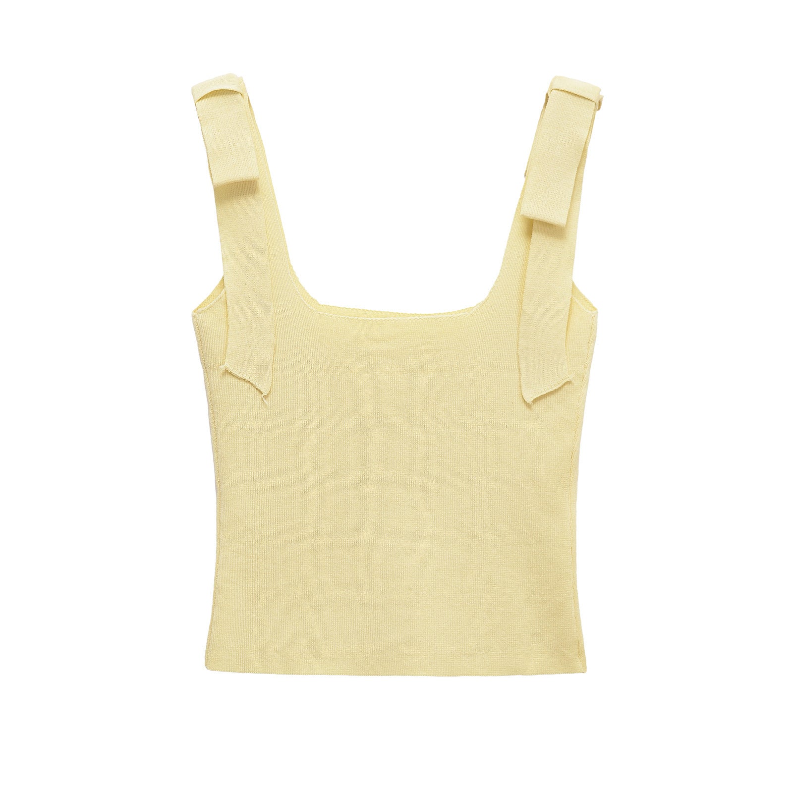 Bow tie tie backless camisole top for women