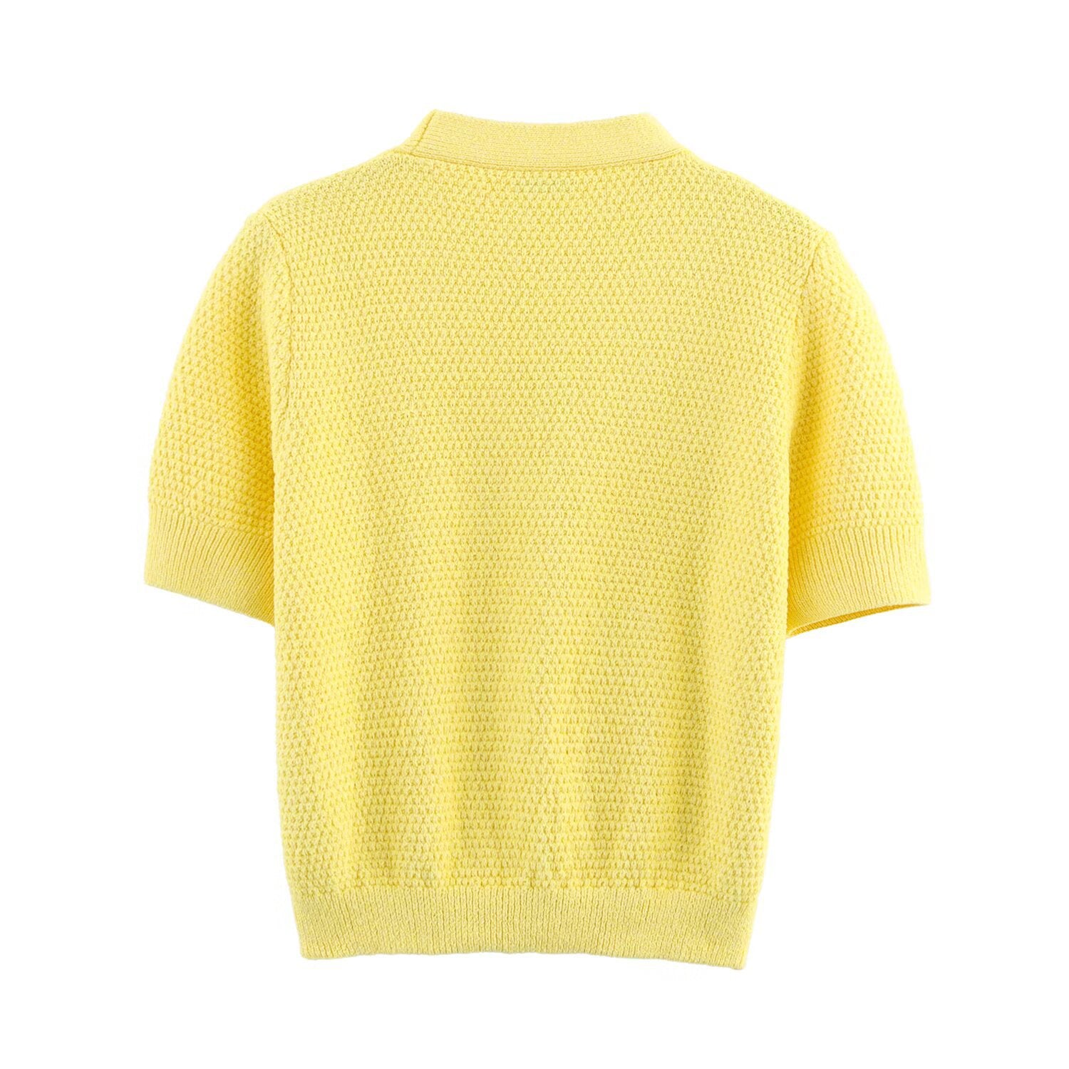 Fashion V-neck star button knit jacket for women
