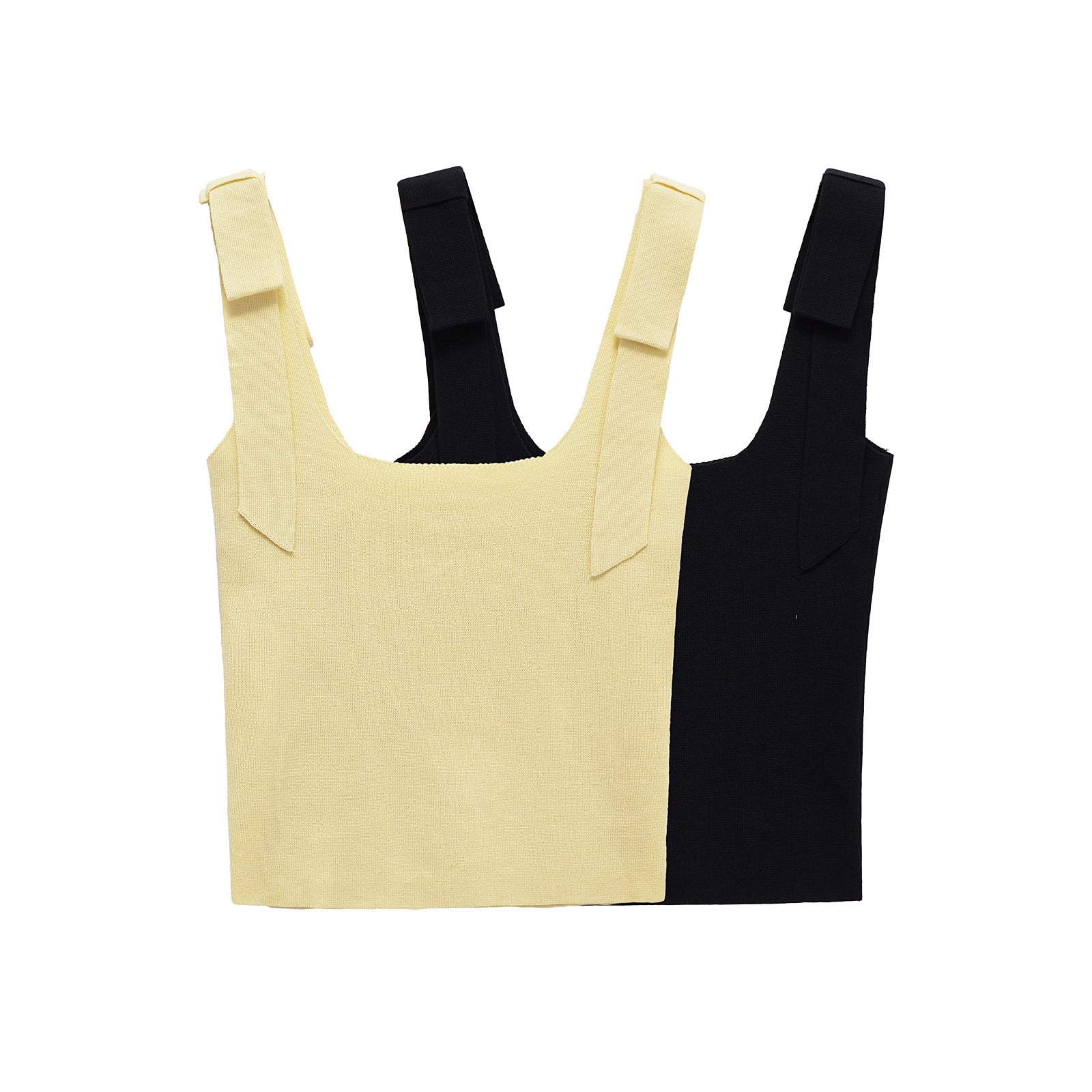 Bow tie tie backless camisole top for women