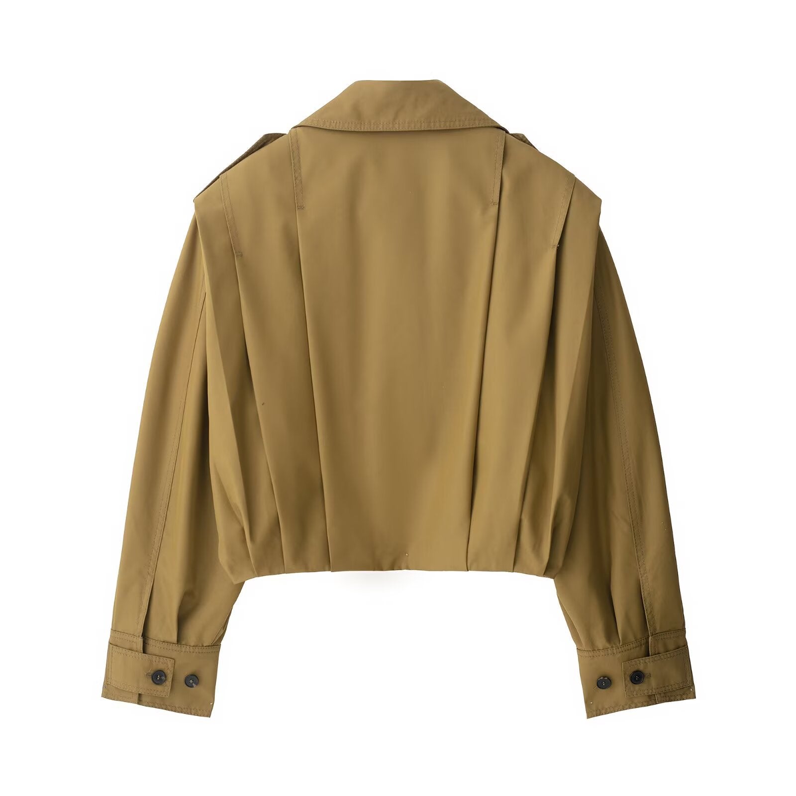 Women's collar long sleeved jacket baseball jacket