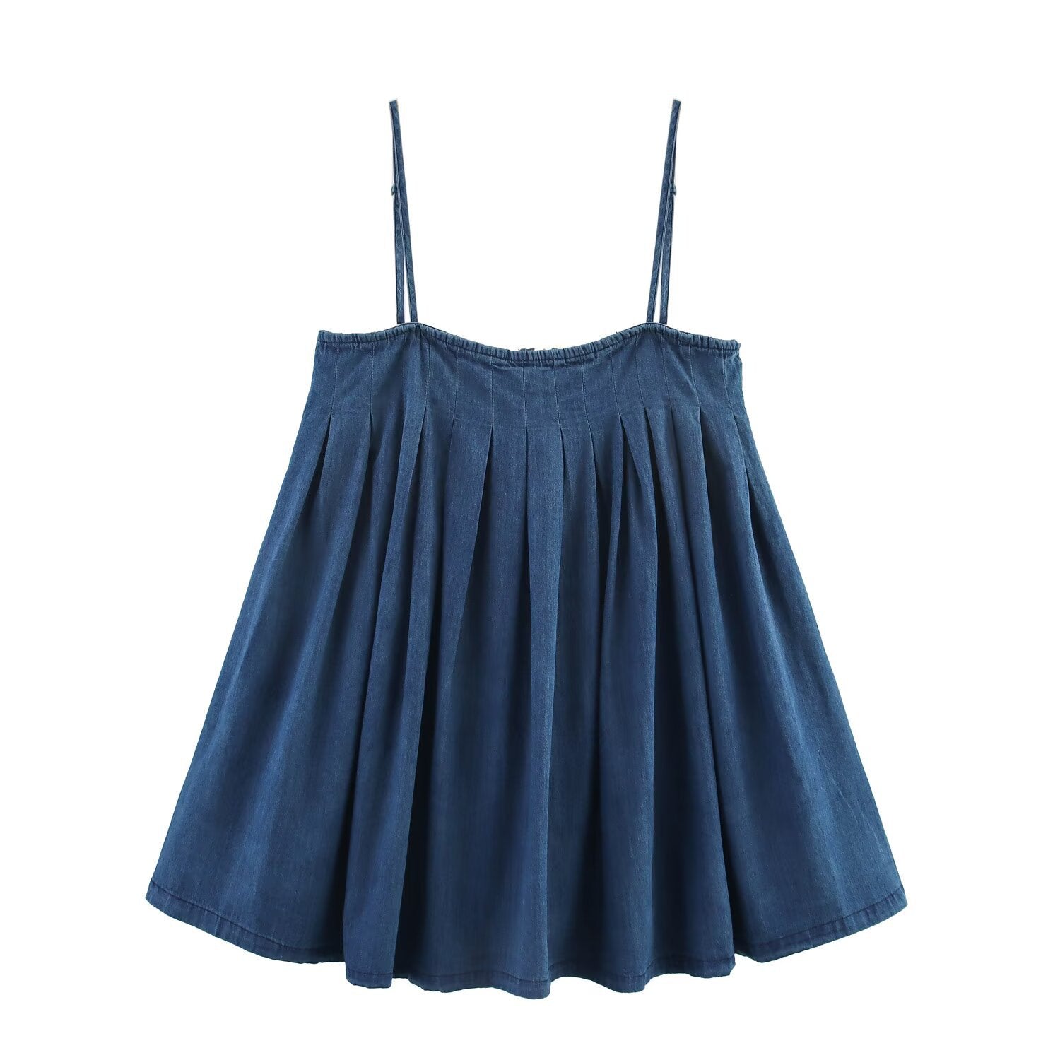 Fashion casual camisole denim dress for women