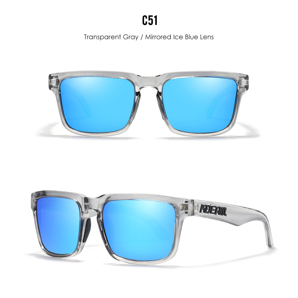 Classic polarized sunglasses for men and women ultra light driving glasses colorful real film sunglasses