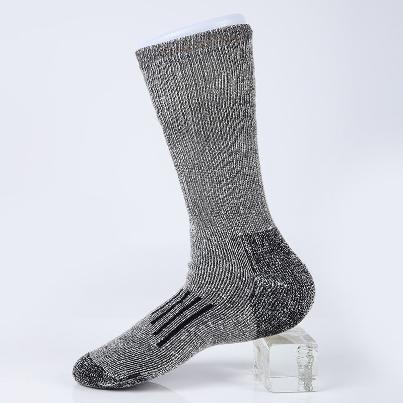 Merino wool socks hiking socks thickened warm anti slip breathable sports socks outdoor long socks for men and women
